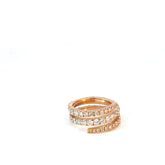 14k Rose Gold 1.65ct F VS2 Round Diamond Eternity Ring